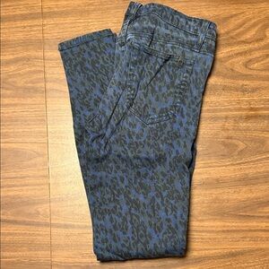 Joe's Jeans Women's Blue Leopard Skinny Jeans